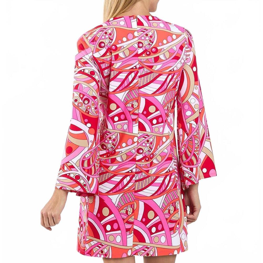 NEW JUDE CONNALLY renata mini dress in mod party peony - Picture 3 of 6
